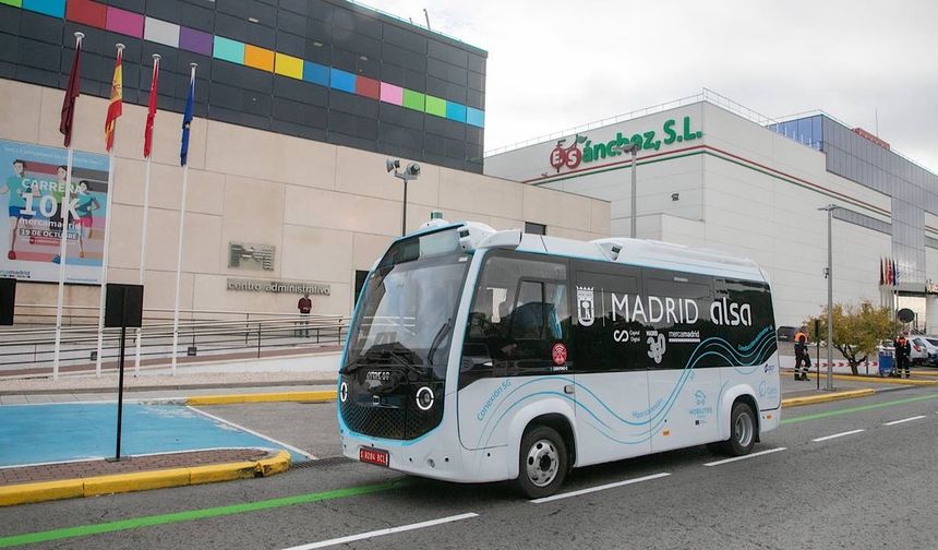 Otokar'ın otonom otobüsü E-Centro İspanya'da hizmette