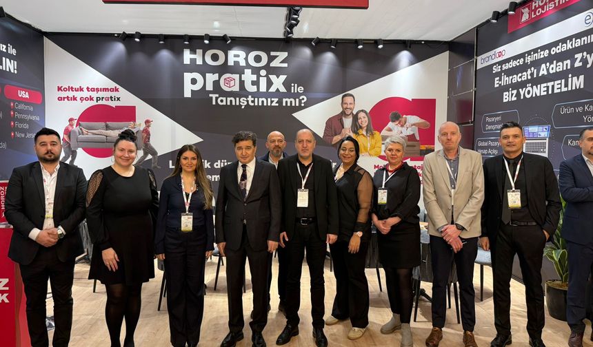 Horoz Lojistik, İstanbul Mobilya Fuarı’nda yerini aldı