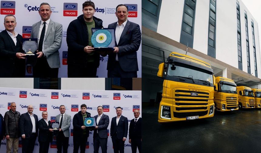 Çetaş Otomotiv'den Kıta Logistics'e 31 adet Ford Trucks F-MAX GEN2