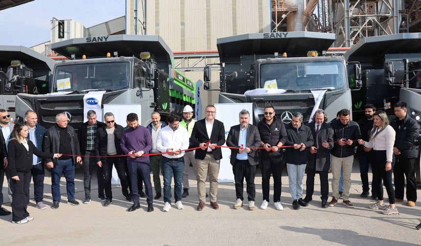 Medcem, elektrikli kamyonlarla operasyon yürütücek