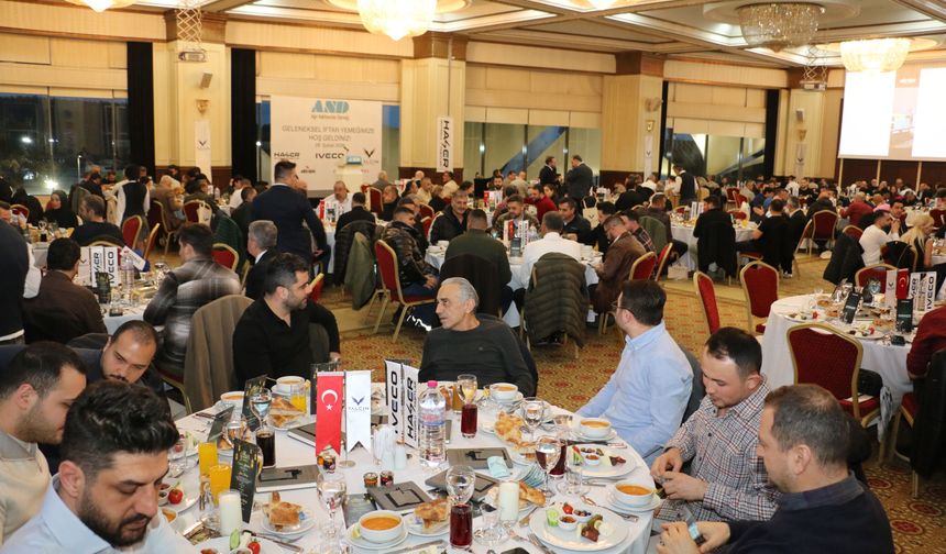 AND iftar yemeği Yalçın Trailer ve Iveco sponsorluğunda yapıldı