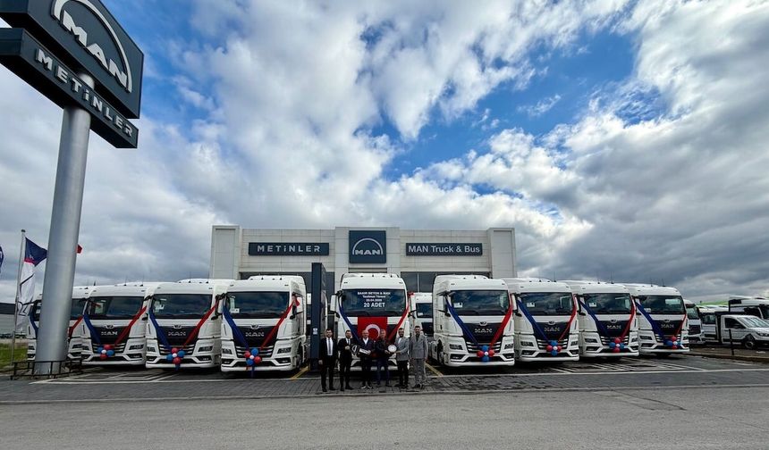Bakır Beton, 20 adet MAN'ı filosuna ekledi