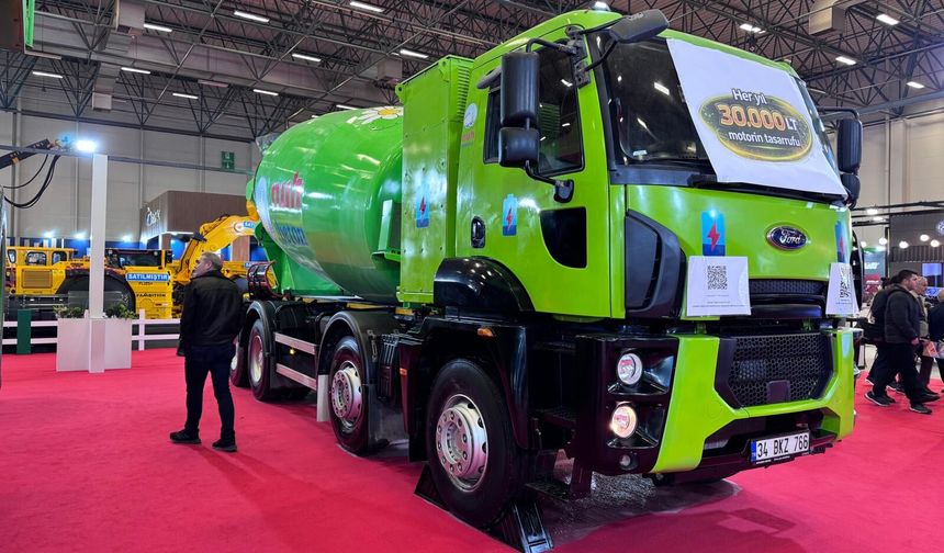 Çimnak, Ford kamyonunu % 100 elektrikliye dönüştürdü