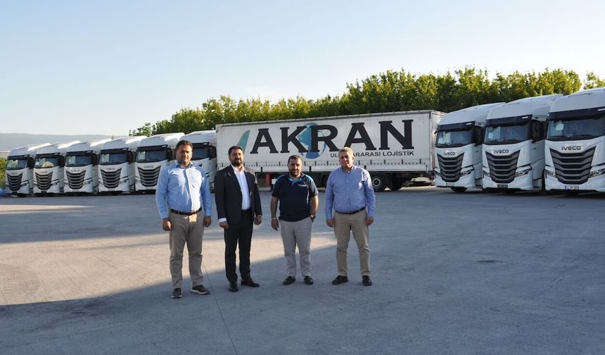 Haser Motorlu Taşıtlar'dan Akran Lojistik'e 60 Adet IVECO S-WAY teslimatı