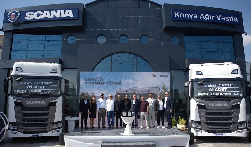 İGB BİMS’ten 81 Araçlık Scania filo yatırımı
