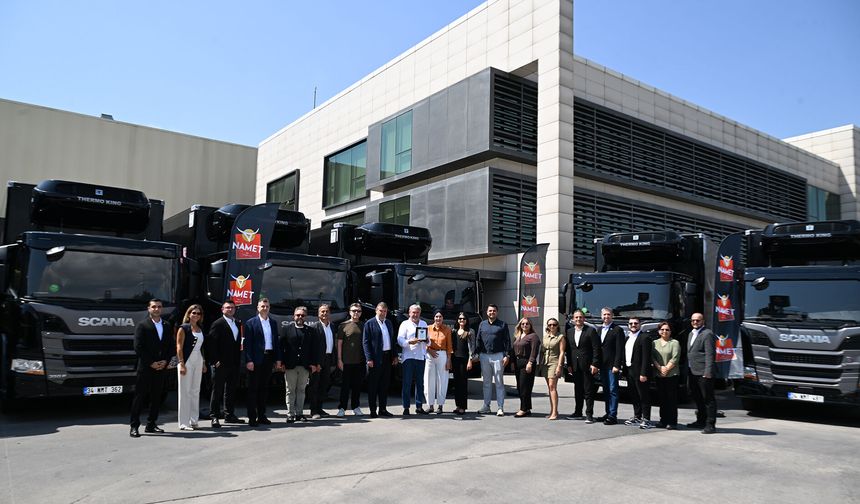 Namet, soğuk zincir filosunu Scania ve Thermo King ile güçlendiriyor