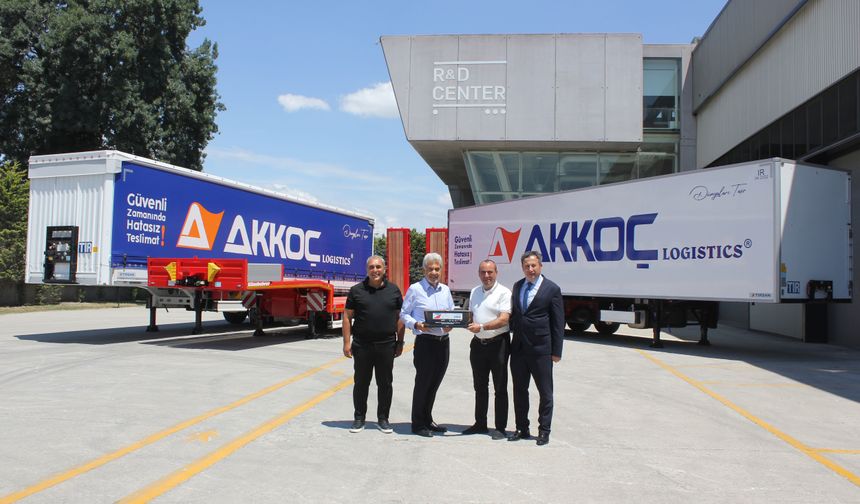 Akkoç’un tamamı Tırsan araçlarından oluşan filosu 200 treylere ulaştı
