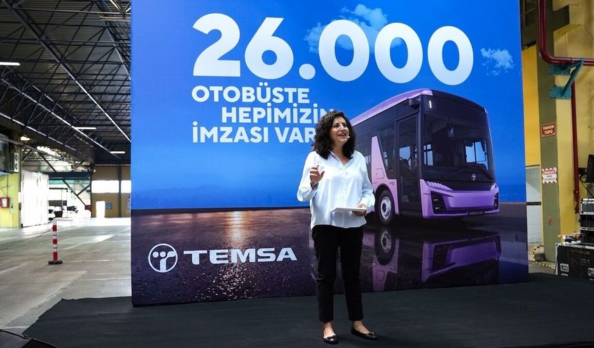 TEMSA’nın 26 bininci otobüsü Avenue Neo banttan indi