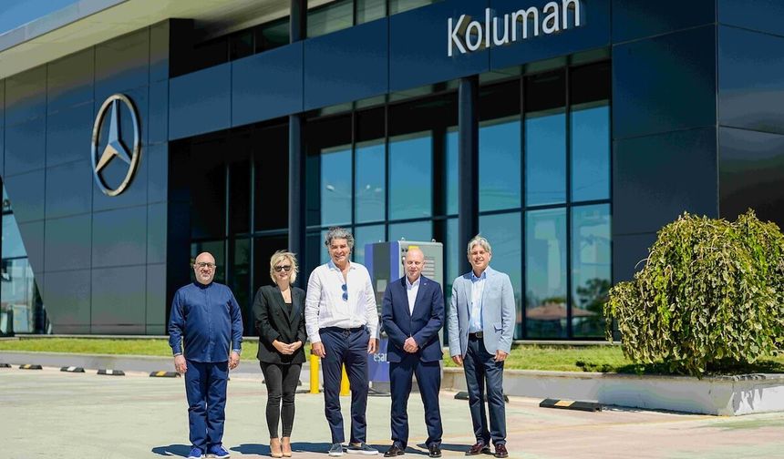Koluman Aksaray'da yenilenen Mercedes-Benz Türk Bayi ve Yetkili Servis'ini açtı