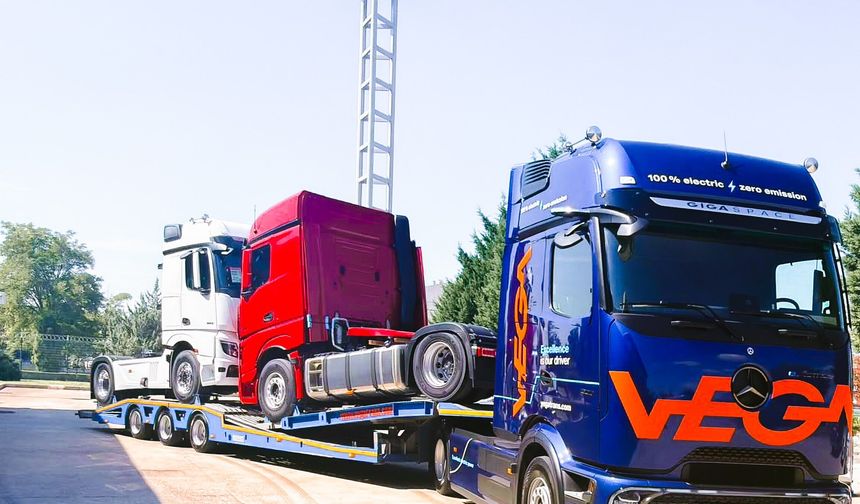 Mercedes elektrikli  Actros teslimatlarına Vega ile devam etti