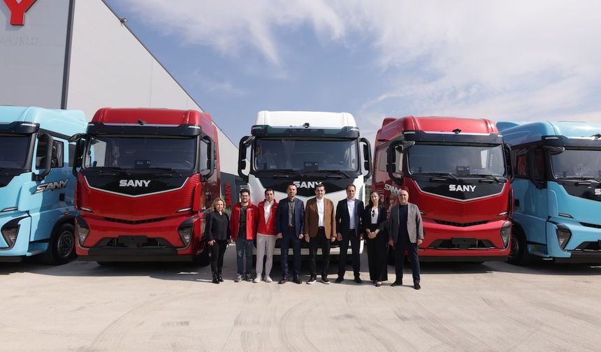 SANY–FMT’den Anka Hazır Beton’a 5 elektrikli çekici