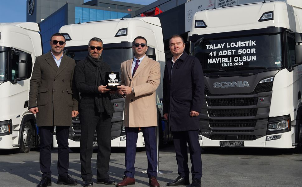 Scania’dan Talay Logistics’e  41 çekici